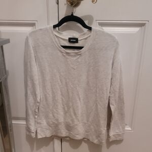 Monrow Light Gray Crew Neck Sweatshirt. Size xs. Like New!
